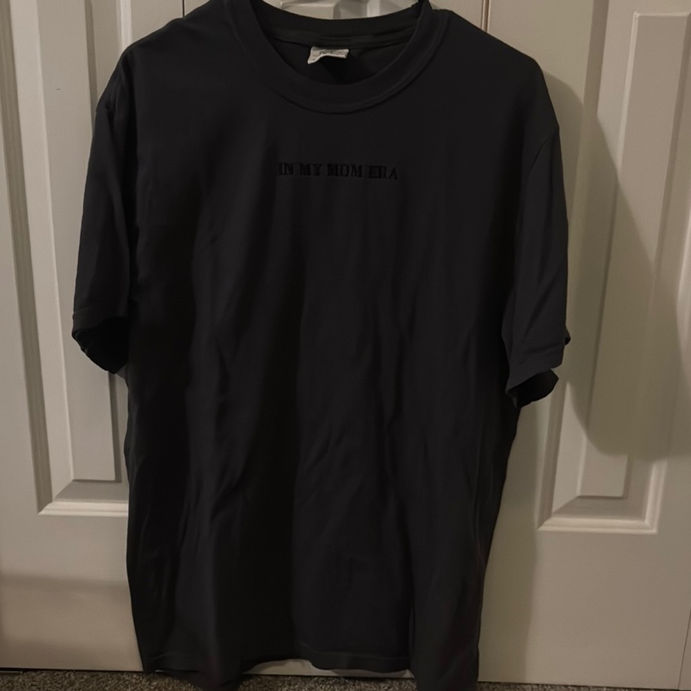 Black Short Sleeve Crew Neck Tee